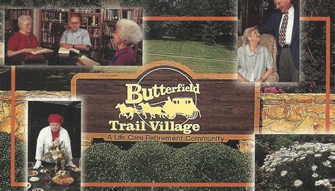 Butterfield trail village - Roy and his late wife, Butch, moved to Butterfield Trail Village in March 2017. Although Butch’s vision loss brought them to Butterfield, the couple came sharing the vivid joys of having children, family, close friends and 65 years of memories together. Throughout their time, Roy and Butch shared a love of nature and the outdoors.